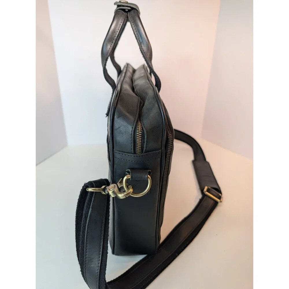 Luxorro Large Leather Briefcase 15